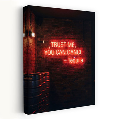 Trust Me, art mural contemporain abstrait