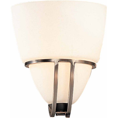  5.75"H x 5.5"W White Glass Cone Pendant Shade