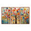 Arbre abstrait coloré 3 - Art mural africain-2124436557-2116773377