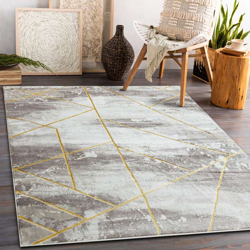 Core Geometric Rug, Rectangle 80 x 150cm