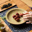 Assiette de trempage Ding Kiln