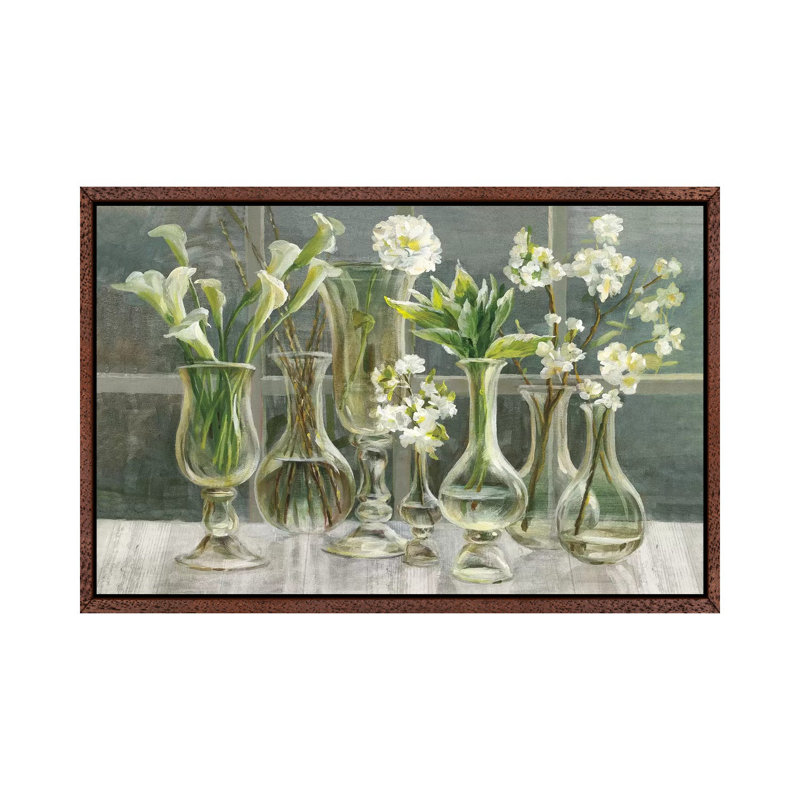 Essence Of May by Danhui Nai - Print on Canvas, 152.5 cm H x 101.5 cm W, Classic Brown Wood Framed