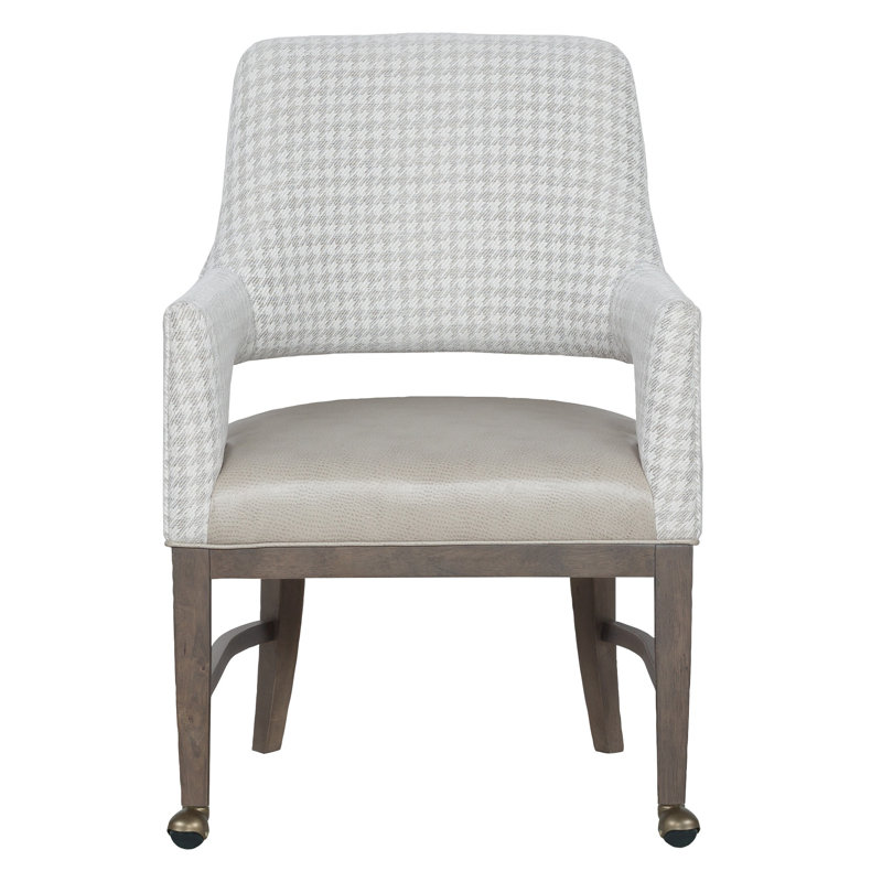 Josie Leather Grande Arm Chair, Walnut, 1115 Saddle