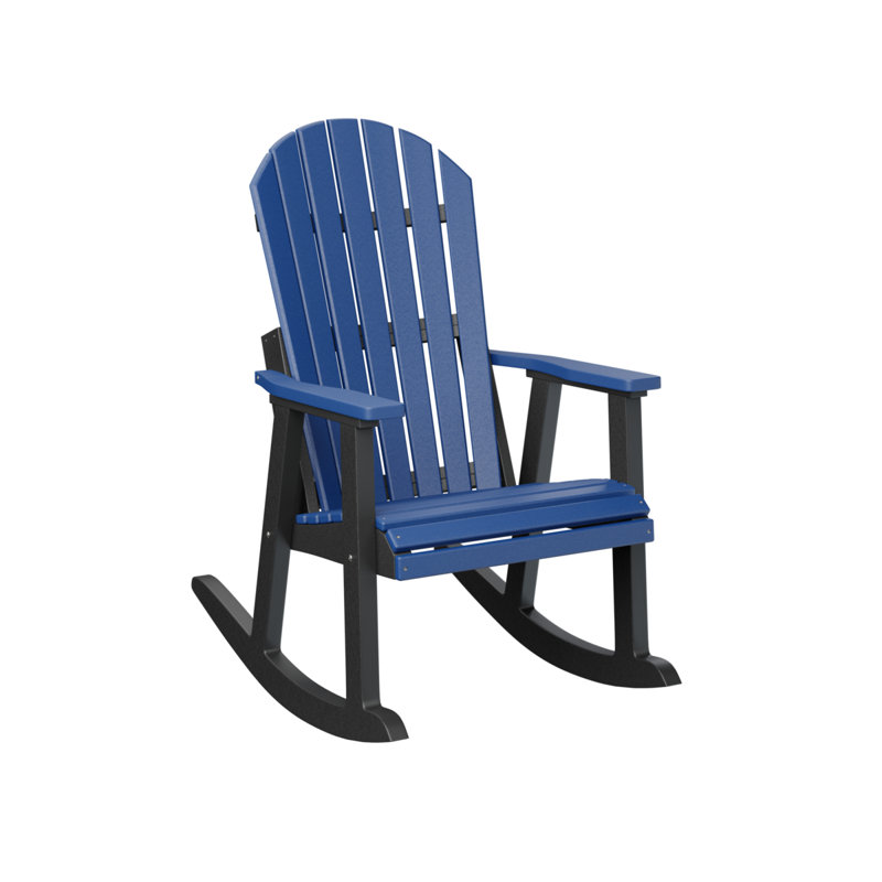 Fauteuil berçant berlinois berlinois, Pacific Blue Top/Black Base