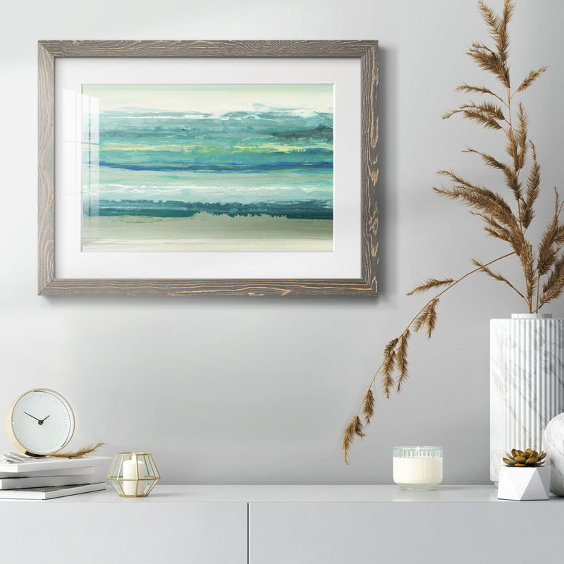 " Ocean Memories ", Gray, 28" H x 42" W x 1.5" D