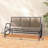 Porch Glider Swing With 3 Seats,3-Person Outdoor Patio Glider Bench,Breathable Mesh Fabric,Metal Frame-339217723