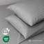 Microfibre Striped Duvet Cover Set-133376156-133376165