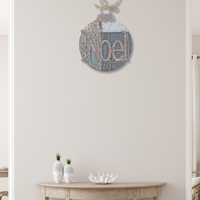 Cintre mural rond en bois Noel