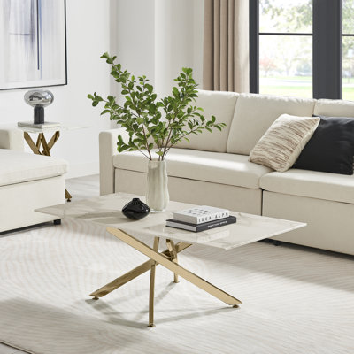 Lenworth Pedestal Coffee Table