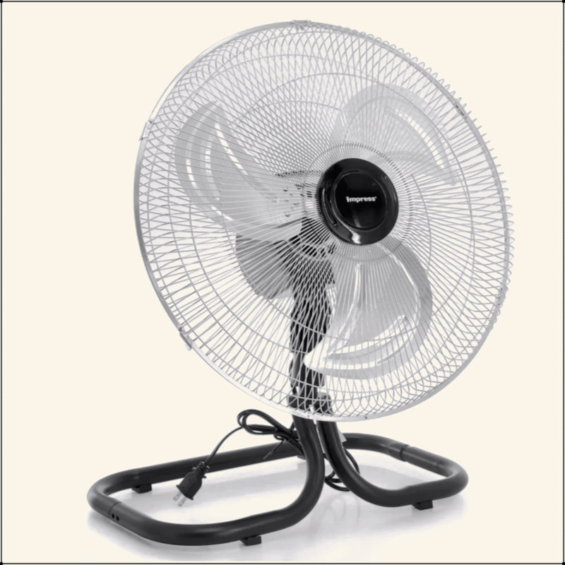 Ventilateur industriel oscillant 2-en-1 de 18 pouces Impress