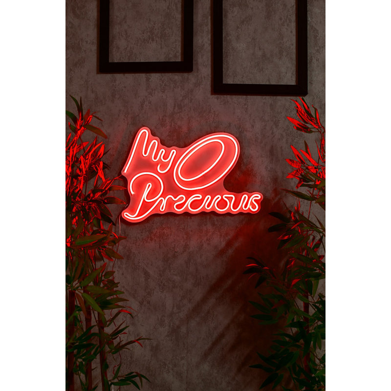 Flexible Neon LED Strip Light, Waterproof IP67, 13.0 x 18.1 inches | PVC Foam Template, DC 12V, 4A Adaptor | Perfect for Home Decoration, Parties & Events, Energy Efficient with 10,000 kWh Lifespan