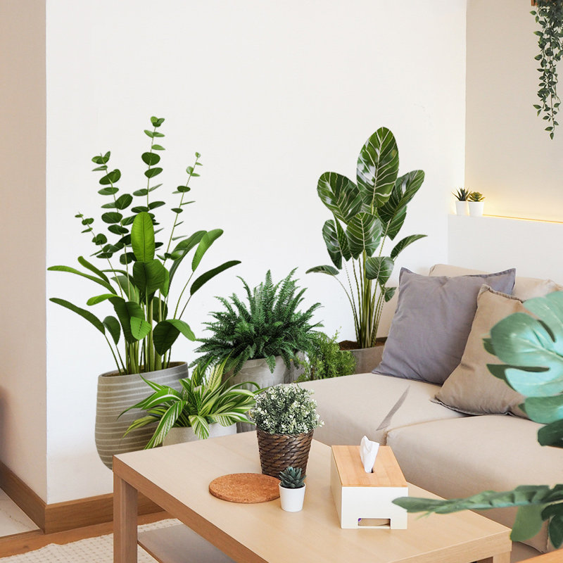 Autocollants muraux décoratifs pour salon, balcon et chambre, motif laveuse de chaîne à nettoyage en profondeur