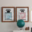 «Blue Wash Perfume», ensemble de 2 peintures sur toile encadrées-853266317-853266366