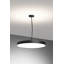 Luminaire suspendu rond Rhythm Essentials - l 24 po - direct / indirect - noir-121738959-121738963-121738965