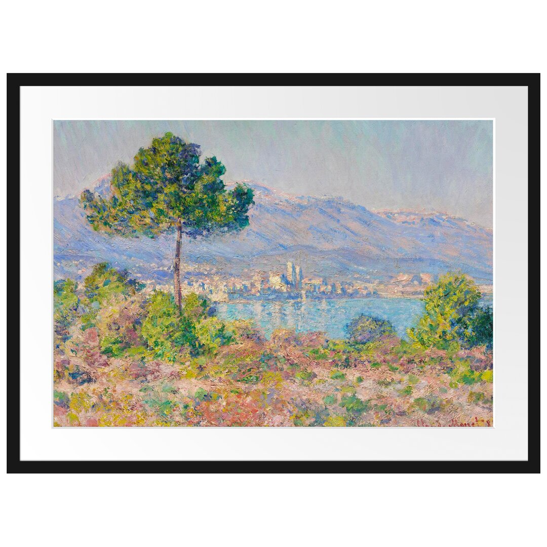 Gerahmter Kunstdruck Antibes Vue Du Plateau Notre Dame von Claude Monet