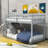 Elsko Kids Twin Over Twin Bunk Bed-1082546101