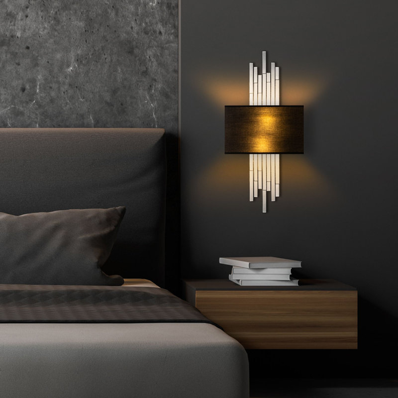Lampe murale, Blanc, Noir