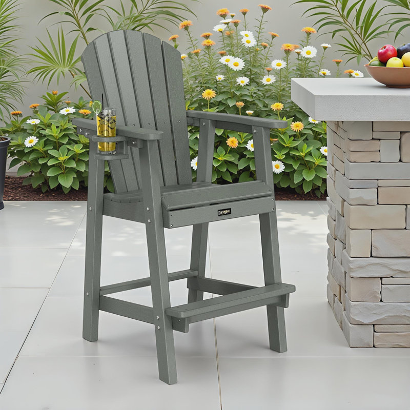 Tabouret de bar 28,3 po Montour, Gris