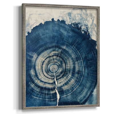 ABSTRACT Series CCV III, reproduction encadrée - bois massif