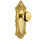 Grandeur Grande Victorian Plate Privacy with Fifth Avenue Door Knob