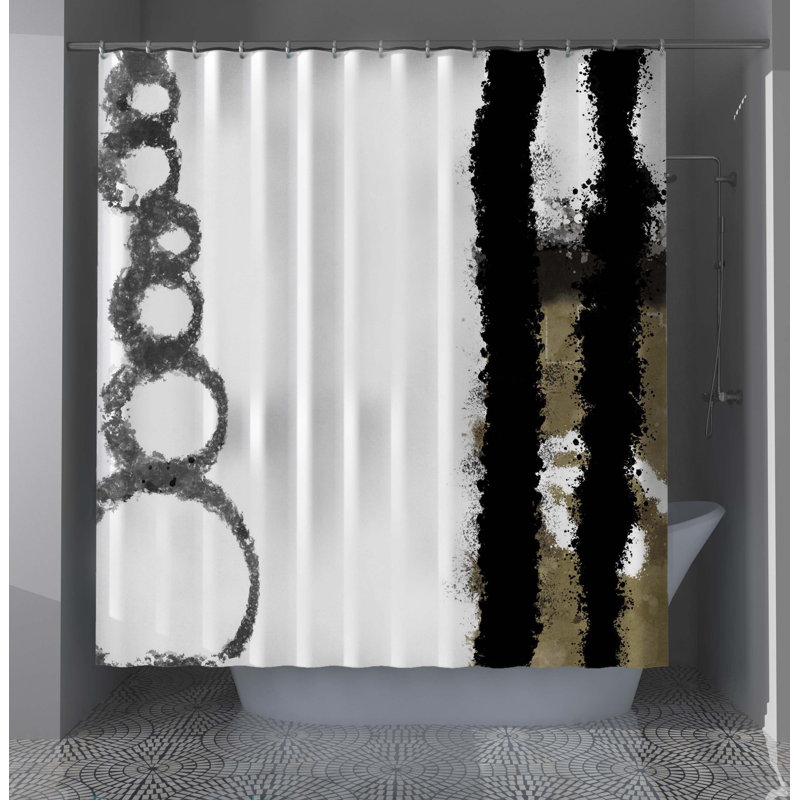 Abstract Shower Curtain