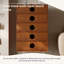 Commode à 5 tiroirs brune 24,80 po