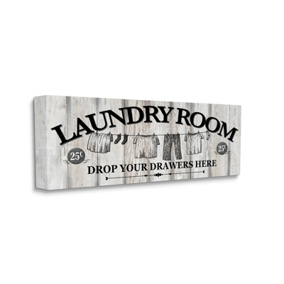 " Charming Farmhouse Laundry " Print