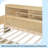 Wooden Full Size Daybed With Storage Shelves, Multi-Functional Bed With Two Storage Drawers And Study Desk, Antique White-110702347-110702348