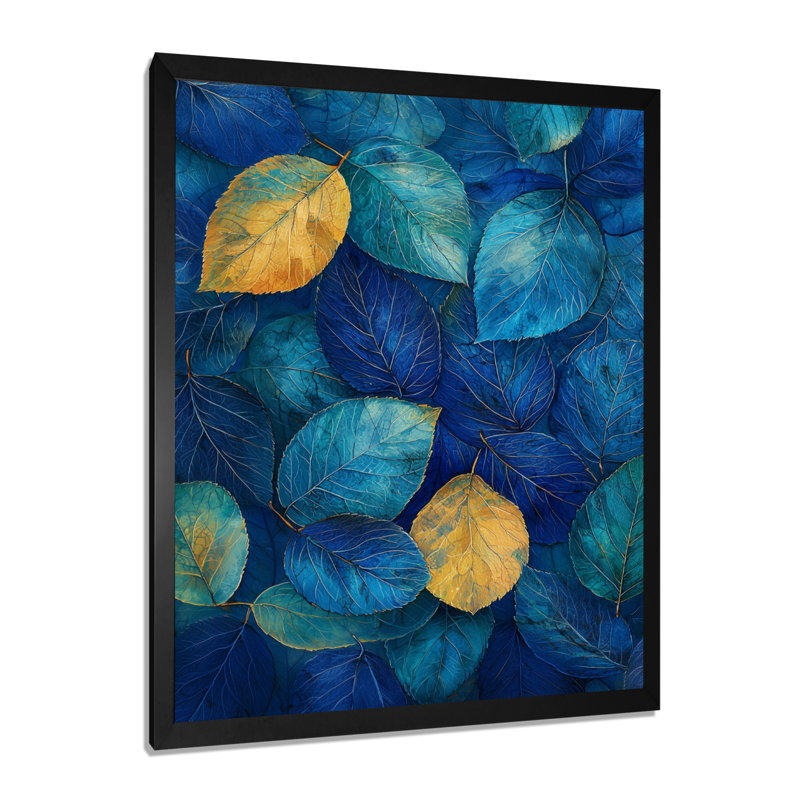 Tessa - impressions sur toile florales, Black, 20" H x 12" W, Reproduction encadrée d'une seule photo
