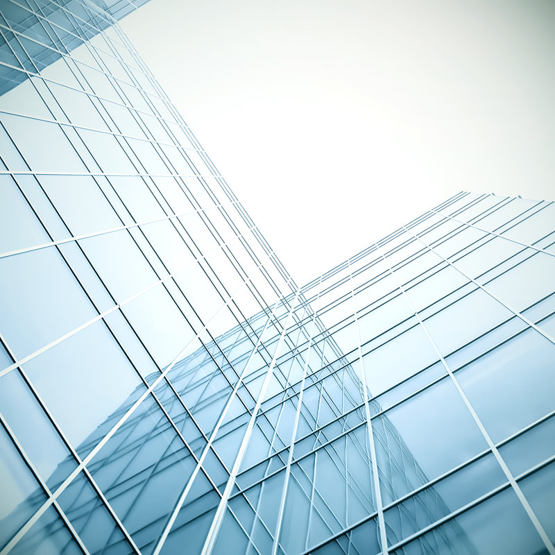 Glass Building by Vladitto - Wrapped Canvas Print, 30cm H x 30cm W