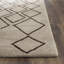 Kurland Geometric Handmade Tufted Light Grey/Dark Grey Area Rug-16766125