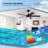 46" Modern Ceiling Fan With Lights And Remote Control-559441694