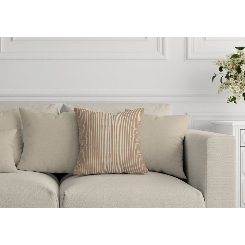Coussin intérieur / extérieur Ash River, Ombre, L 15 po x H 15 po