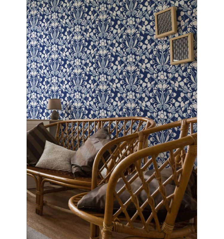 Nomad Snapdragon 10' L x 24" W Wallpaper Tile, Pencil, Faux Grasscloth