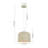 1-Light Drum Pendant Light