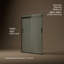 Levity 74" H x 59.63" W Bypass Shower Door with CleanCoat® Technology-700643421-801942697