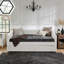 Lit de jour simple avec canapé-lit rembourré avec rayures verticales, tissu en lin, beige-1215897317-1215914264