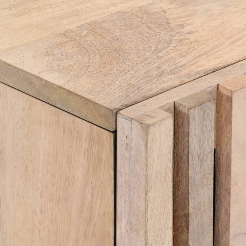 Vidaxl Bedside Cabinet 40X34x46 Cm, Natural, Set of 2