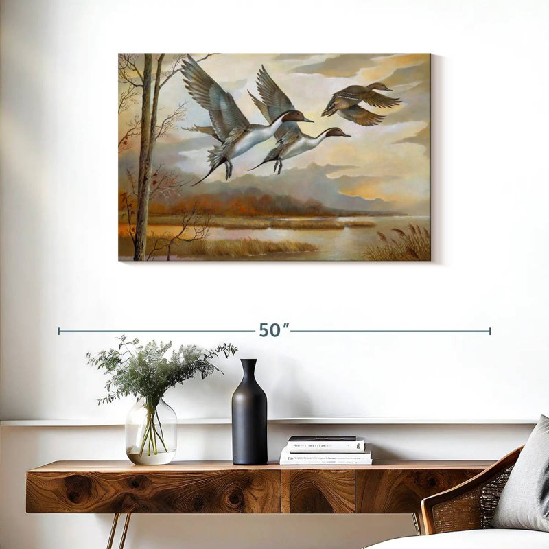 Pintails, 24" H x 36" W