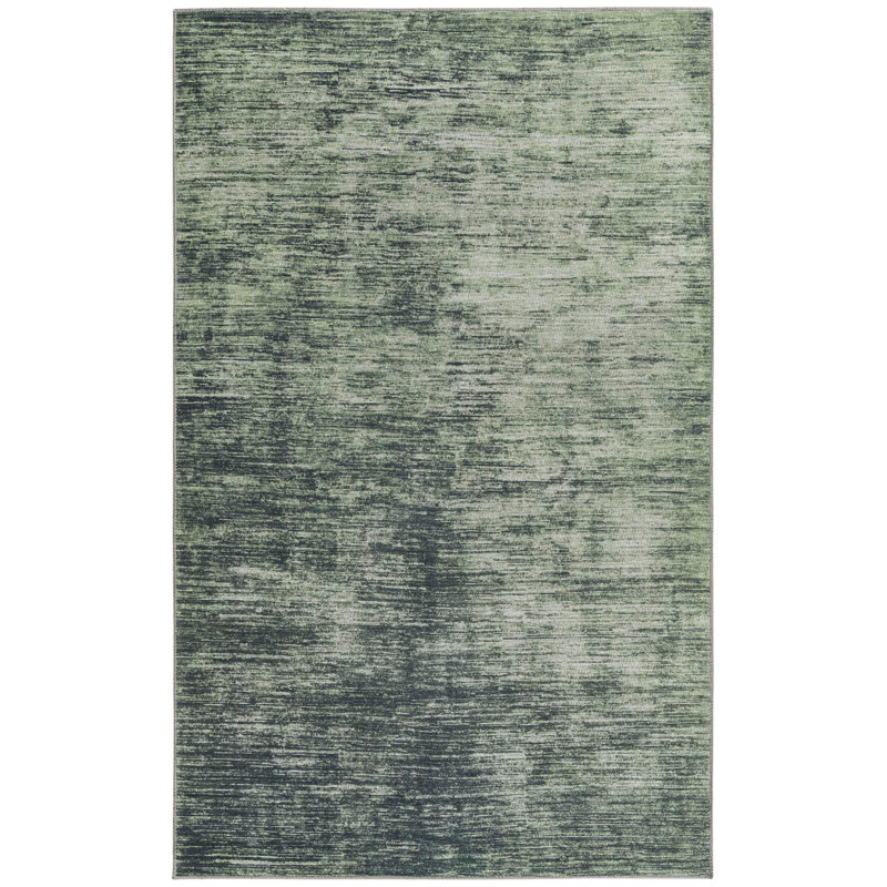 Ikhasa Chenille Abstract Indoor Rug, Rectangle 5' x 8'