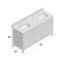 Ensemble de meuble-lavabo double 61 po Cambridge-26337889-132942204