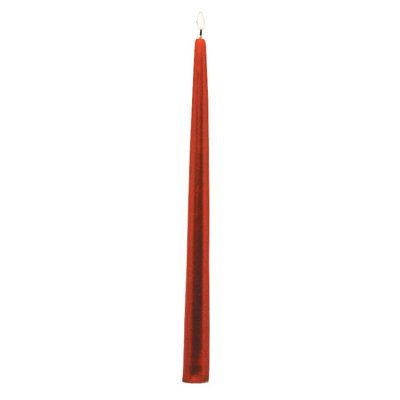Ensemble de 12 chandelles rouges
