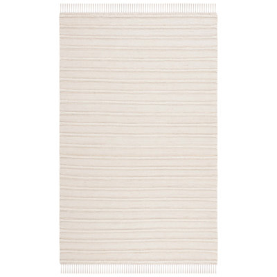 Tanyla Hand Woven Jute, Wool Striped Rug