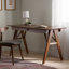 Bureau en bois avec tiroirs, petit bureau d'ordinateur pour les petits espaces, bureaux de bureau à domicile