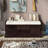 Storage Bench With 2 Drawers And 2 Cabinets-1887939499