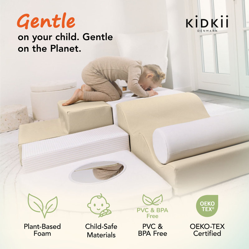 Jouet pour tout-petits 6 pièces KIDKII, Beige