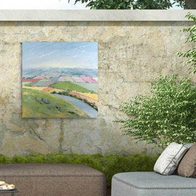 Meredith Howse As Far As The Eye Can See Outdoor  Canvas