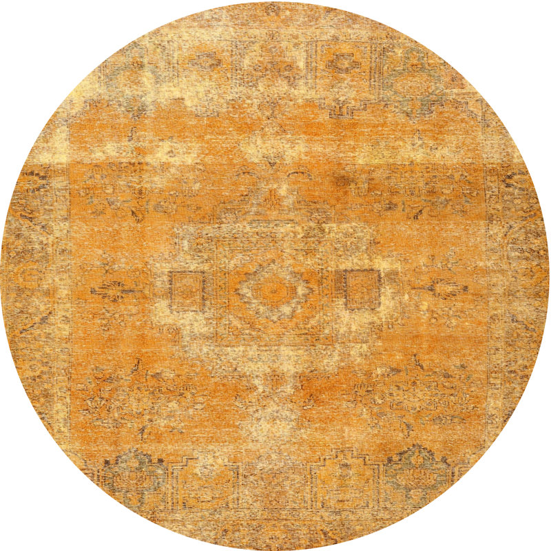 Aldus Oriental Indoor Rug, Round 4'