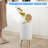 Motion Sensor Trash Can With Lid, 3 Gallon / 11 L Automatic Bathroom Trash Can, Touchless Trash Bin, Smart Plastic Garbage Can With Removable Legs,(White)