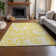 Premium Machine Washable Cerrito AMF551 Yellow Rug